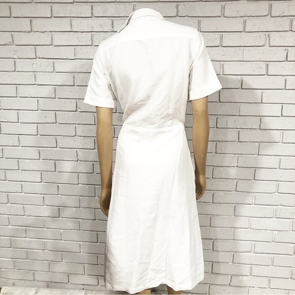 Vineyard Vines Women’s Tie Front Linen Blend Dress - Picture 5 of 9